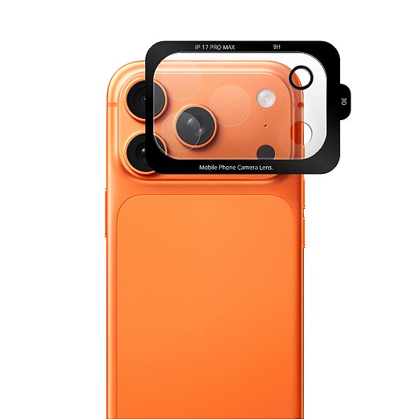 Película De Câmera Para iPhone 17 Pro em Vidro 3d