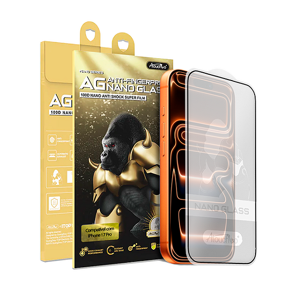 Película para iPhone 17 Pro Atouchbo Zeus Series Nano Fosca