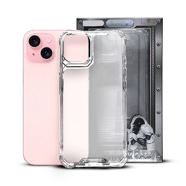 Capa Anti Shock Crystal ATOUCHBO para iPhone 15