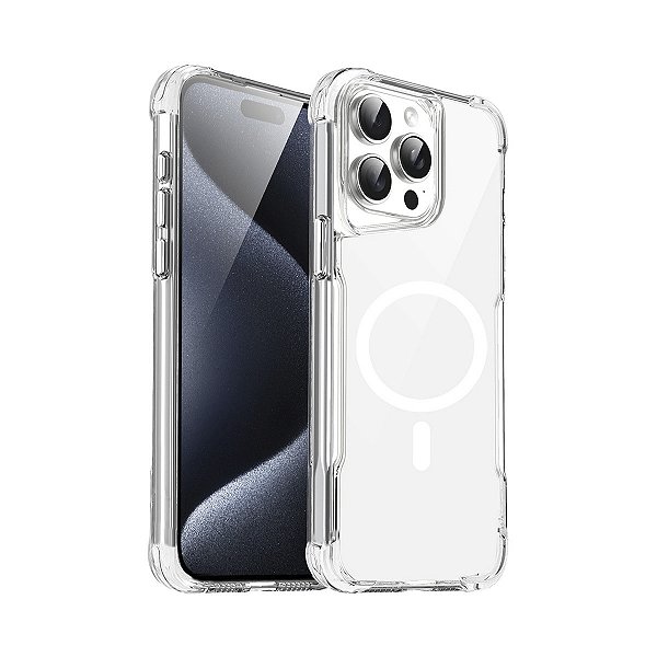 Capinha Anti Shock Magsafe Atouchbo para iPhone 15 Pro