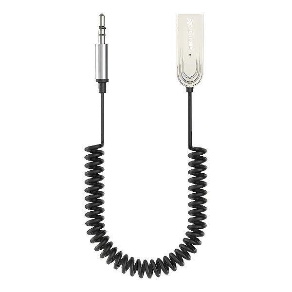 Adaptador Peining Bluetooth P2 Car Sync USB A Cabo Espiral