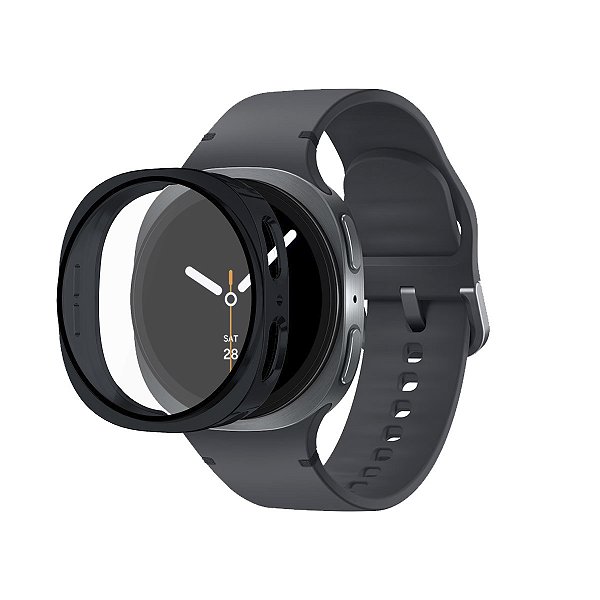 Case Bumper com Película para Galaxy Watch 8