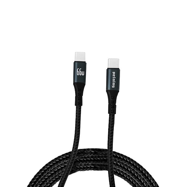 Cabo de Dados Tipo C de Nylon 2 M Peining Carga Turbo 66W