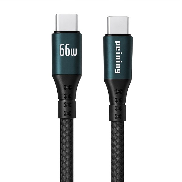 Cabo de Dados Tipo C de Nylon 2 M Peining Carga Turbo 66W