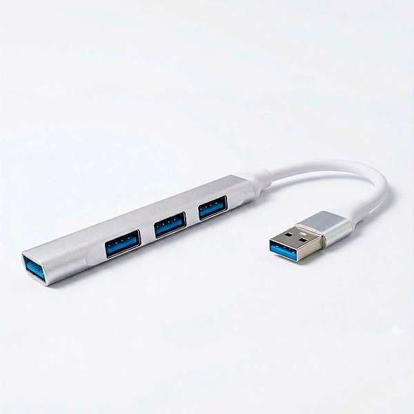 Hub Cabo Usb 3.0 Extensor 4 Portas High Speed Hd Pen Drive