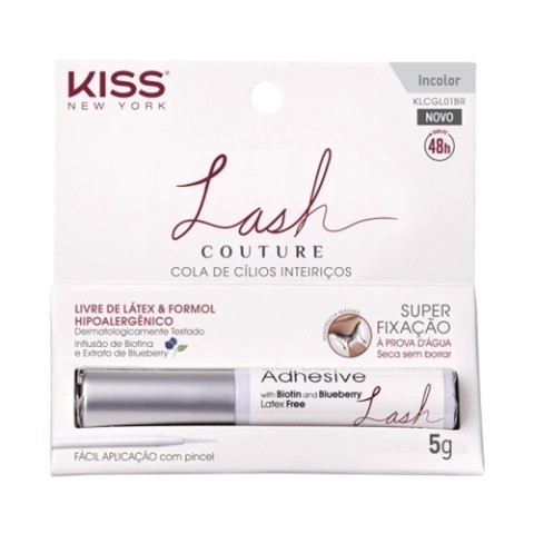 Cola de Cilios Inteiriços 48hs Lash Couture - KISS NEW YORK