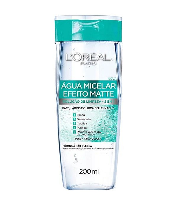 Agua Micelar Efeito Matte 200ml - LOREAL PARIS