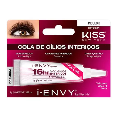Cola de Cilios 16hr Strip Eyelash Adhesive Waterproof 7g - KISS NEW YORK