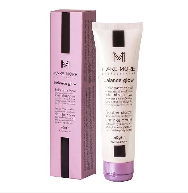 Hidratante Facial Balance Glow Rosé 60g - MAKE MORE