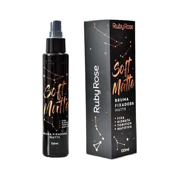 Bruma Fixadora de Maquiagem Soft Matte 120ml - RUBY ROSE