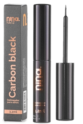 Delineador Liquido Carbon Black - NINA MAKEUP