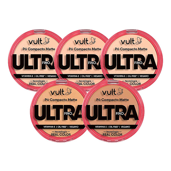 Pó Compacto Matte Ultra Fino Real Color 9g - VULT