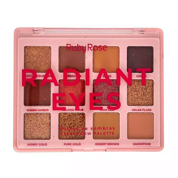 Paleta de Sombras Radiant - RUBY ROSE