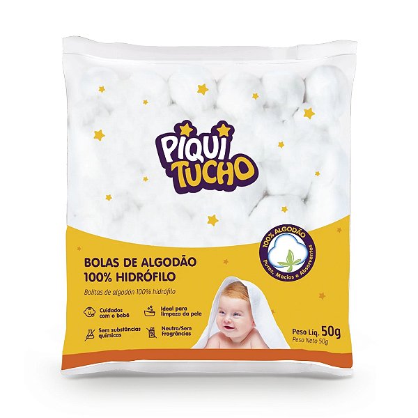 Algodão Bola 50g - PIQUITUCHO
