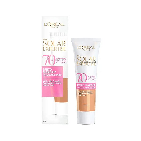 Protetor Solar Facial Expertise Efeito Make Up FPS 70 - LOREAL PARIS