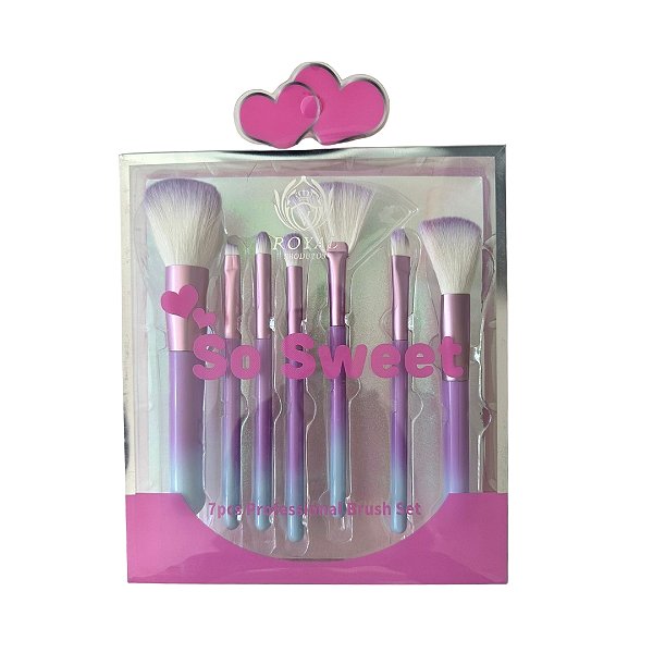 Kit  7 Pincéis Essenciais So Sweet