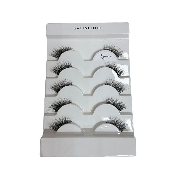 Caixa com 05 Pares de Cílios Postiços 29-5