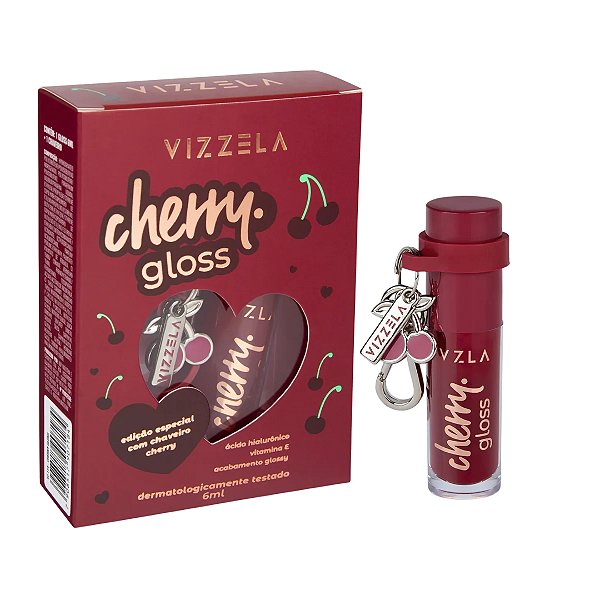 Gloss Cherry c/ Chaveiro * VIZZELA