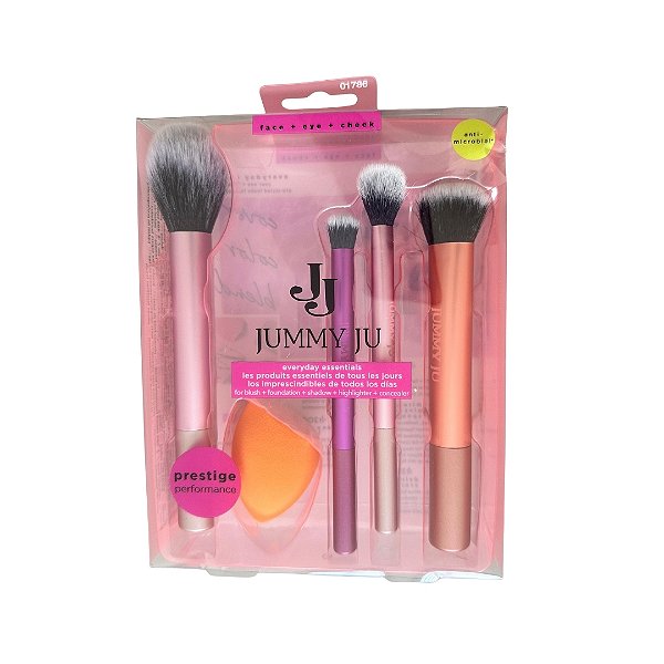 Kit Pincéis + Esponja