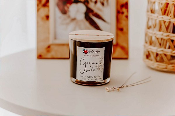 Vela Delirium- Cereja e avela 200g