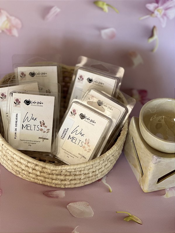 Pastilhas tablet Wax Melts - 80g - cereja e avela