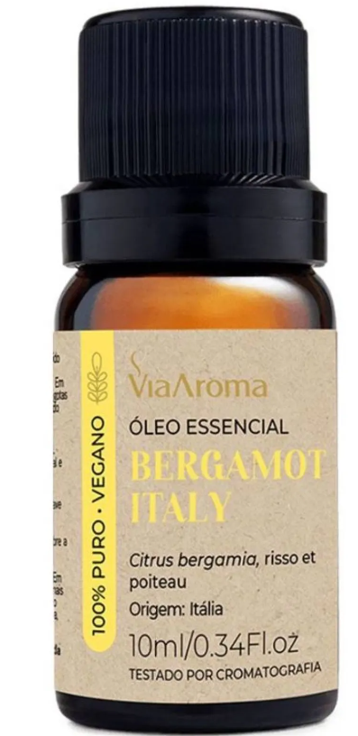 Óleo Essencial Bergamot Italy Via Aroma - 10ml