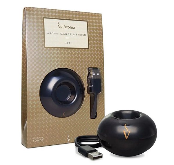 Aromatizador Eletrico USB - Black