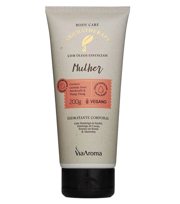 Hidratante Corporal Mulher Aromatherapy Via Aroma - 200g