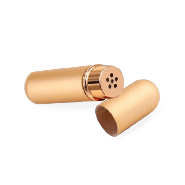 Inalador Para óleos Essenciais - AROMASTICK - DOURADO