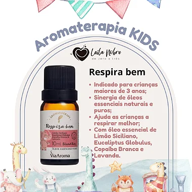 Blend de óleos kids - Respire bem