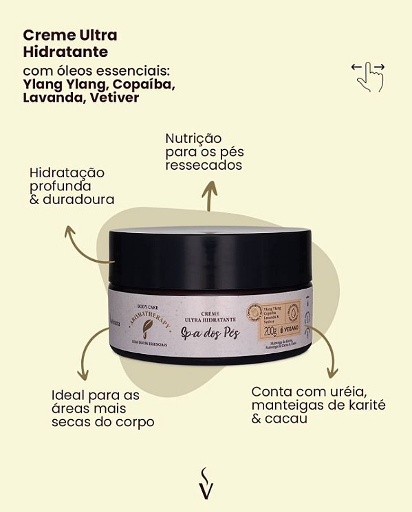 Spa dos pés ultra hidratante