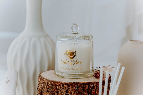 Vela cúpula Jardim secreto - Chá branco Bulhões -170g