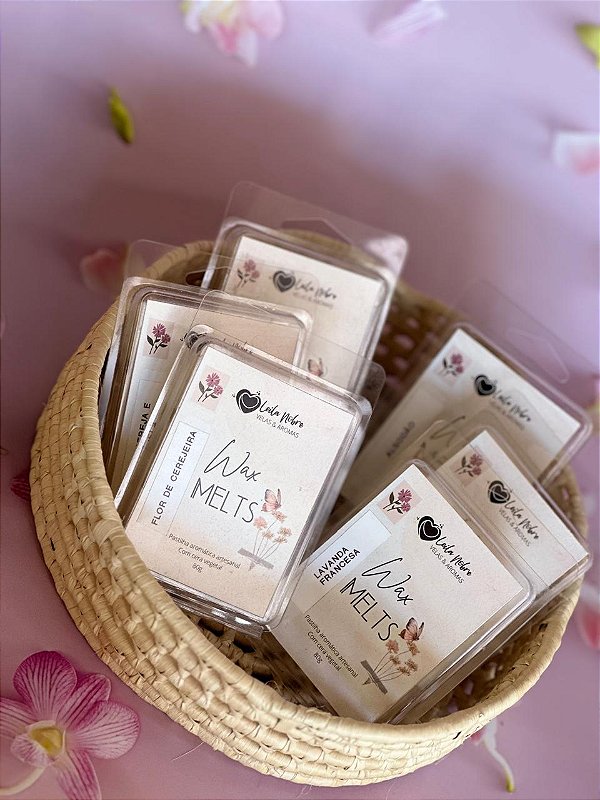 Pastilhas tablet Wax Melts - 80g - Chá branco