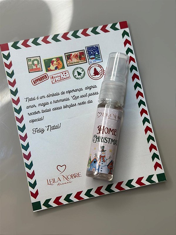 Cartão postal com home spray 20 ml