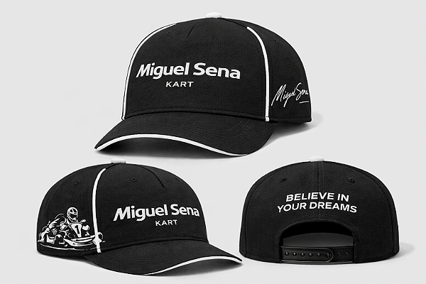 Boné Miguel Sena Kart Preto