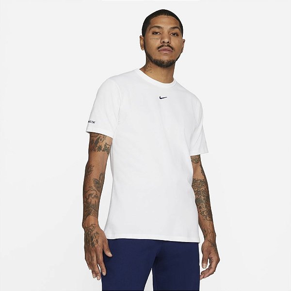 mini camiseta com logo swoosh drake