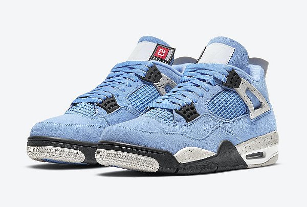 NIKE - Air Jordan 4 Retro "University Blue" -NOVO-