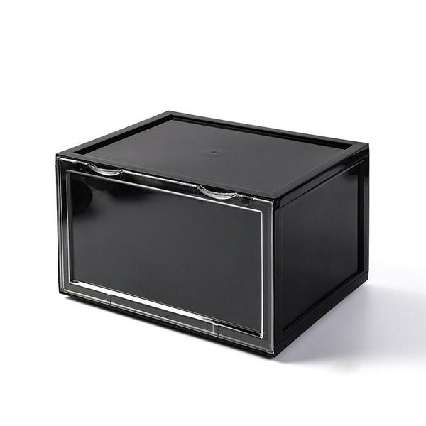 SNEAKERBOX - Caixa Plástica para Armazenamento (Porta lateral) "Preto" -NOVO-
