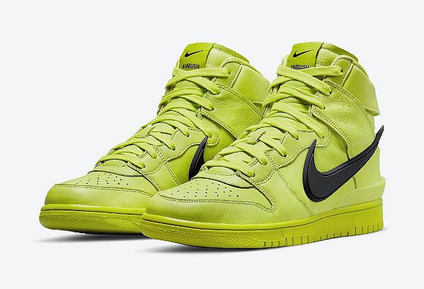 NIKE x AMBUSH - Dunk High "Flash Lime" -NOVO-