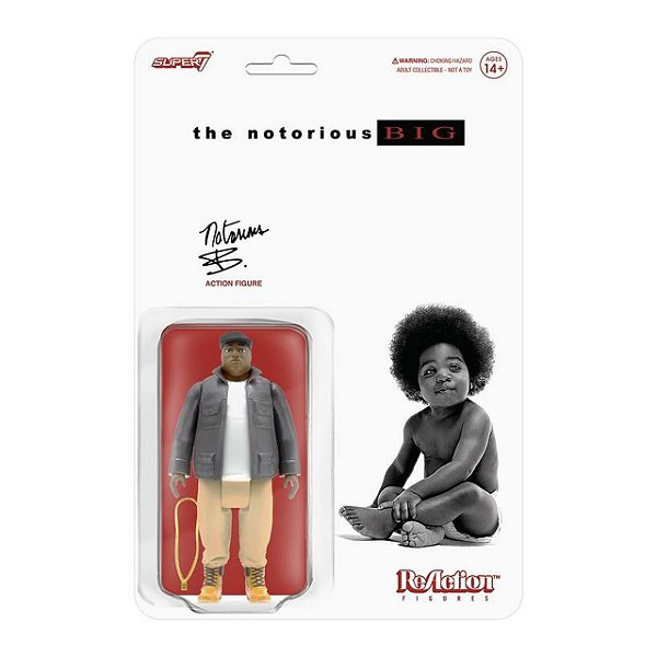 SUPER7 - Boneco Reaction Notorious B.I.G "The Original" -NOVO-