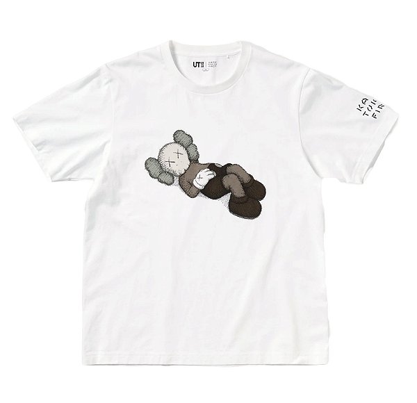 KAWS x UNIQLO - Camiseta Tokyo First "Branco" -NOVO-