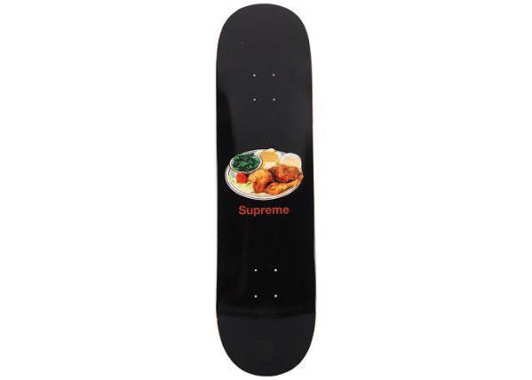 SUPREME - Shape de Skate Chicken Dinner "Preto" -NOVO-