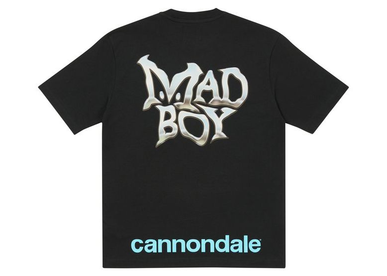 PALACE x CANNONDALE MAD BOY - Camiseta 2 "Preto" -NOVO-