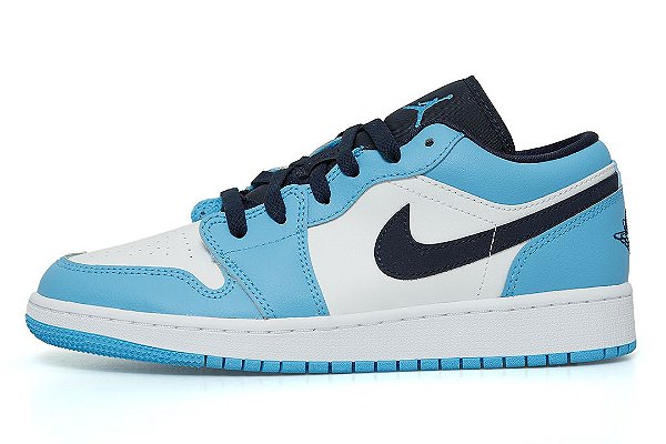 NIKE - Air Jordan 1 Low GS "UNC" -NOVO-