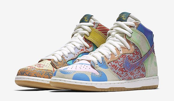 NIKE x THOMAS CAMPBELL - SB Dunk High "What the Dunk" -NOVO-