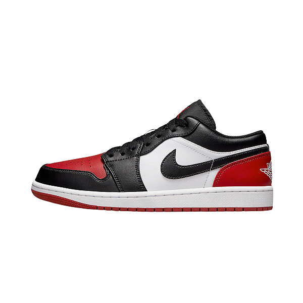 NIKE - Air Jordan 1 Low GS "Bred Toe" -NOVO-