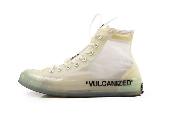 CONVERSE x OFF-WHITE - Chuck Taylor All-Star Vulcanized Hi "Clear" -USADO-