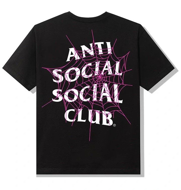 ANTI SOCIAL SOCIAL CLUB - Camiseta Web of Lies "Preto" -NOVO-