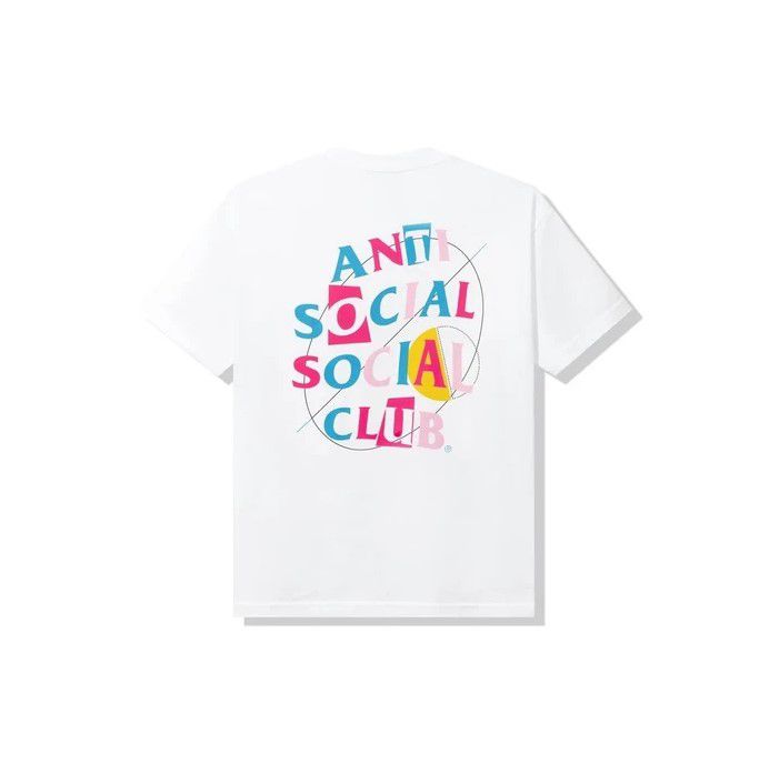 ANTI SOCIAL SOCIAL CLUB - Camiseta Mood Bored "Branco" -NOVO-