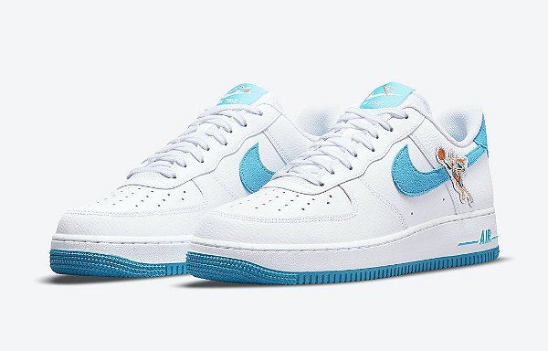 NIKE - Air Force 1 Low GS "Hare Space Jam" -NOVO-